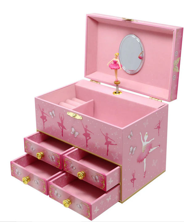 Butterfly Ballet Medium Musical Jewellery Box - Image 2