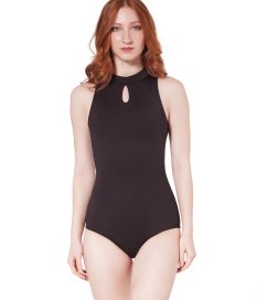 Marbled Haze Sequoia High Neck Leotard